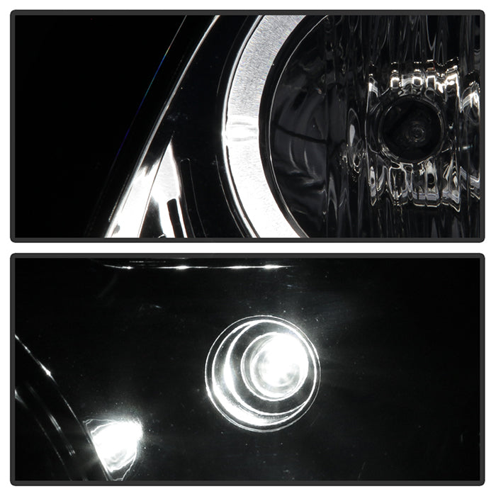 Spyder Projector Headlights Pontiac GTO (2004-2006) with LED Halo - Bl ...