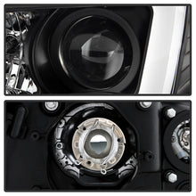 Load image into Gallery viewer, Spyder Projector Headlights Subaru Impreza &amp; WRX (2008-2014) w/ LED Light Bar - Cars w/ OEM HID - Black Alternate Image