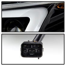 Load image into Gallery viewer, Spyder Projector Headlights Subaru Impreza &amp; WRX (2008-2014) w/ LED Light Bar - Cars w/ OEM HID - Black Alternate Image