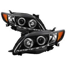 Load image into Gallery viewer, 290.84 Spyder Projector Headlights Toyota Corolla (2009-2010) LED Halo with - Black / Smoke - Redline360 Alternate Image
