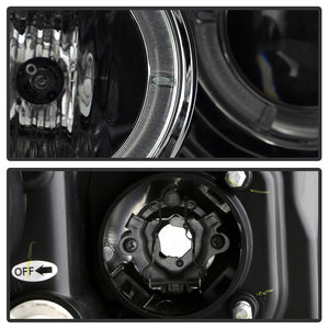 290.84 Spyder Projector Headlights Toyota Corolla (2009-2010) LED Halo with - Black / Smoke - Redline360