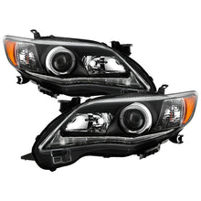 Load image into Gallery viewer, Spyder Projector Headlights Toyota Corolla (2011-2013) Halogen Model with DRL LED - Black - Default Title Alternate Image