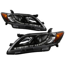 Load image into Gallery viewer, Spyder Projector Headlights Toyota Camry (2007-2009) with DRL - Black / Chrome / Smoke - Black Alternate Image
