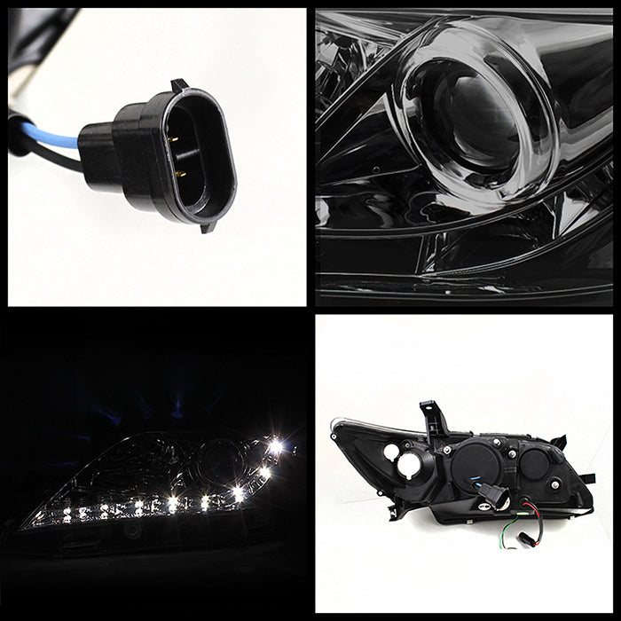 Spyder Projector Headlights Toyota Camry (2007-2009) with DRL - Black ...