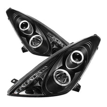 Load image into Gallery viewer, Spyder Projector Headlights Toyota Celica (2000-2005) LED Halo with DRL - Black - Default Title Alternate Image