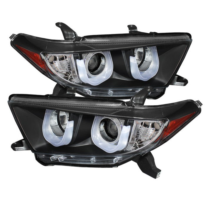 Spyder Projector Headlights Toyota Highlander (20112013) with 3D LED