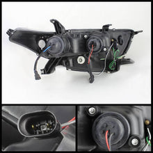 Load image into Gallery viewer, Spyder Projector Headlights Toyota Highlander (2011-2013) with 3D LED DRL - Black - Default Title Alternate Image