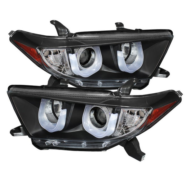 Spyder Projector Headlights Toyota Highlander (2011-2013) with