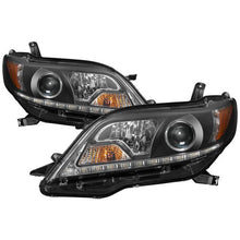 Load image into Gallery viewer, Spyder Projector Headlights Toyota Sienna (2015-2019) Halogen Model with DRL LED - Black - Default Title Alternate Image