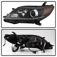 Load image into Gallery viewer, Spyder Projector Headlights Toyota Sienna (2015-2019) Halogen Model with DRL LED - Black - Default Title Alternate Image
