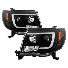 Load image into Gallery viewer, Spyder Projector Headlights Toyota Tacoma 2nd Gen (2005-2011) with - High Power LED / CCFL Halo / LED Halo / DRL - High Power LED - Black Alternate Image