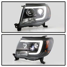 Load image into Gallery viewer, Spyder Projector Headlights Toyota Tacoma 2nd Gen (2005-2011) with - High Power LED / CCFL Halo / LED Halo / DRL - High Power LED - Black Alternate Image