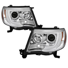 Load image into Gallery viewer, 414.38 Spyder Projector Headlights Toyota Tacoma (2005-2011) with - High Power LED / CCFL Halo / LED Halo / DRL - Redline360 Alternate Image