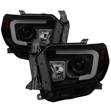 Load image into Gallery viewer, 379.00 Spyder Projector Headlights Toyota Tundra (2014-2018) with Light Bar DRL - Black / Black Smoke / Chrome - Redline360 Alternate Image