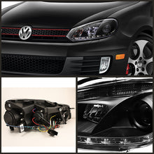 Load image into Gallery viewer, 392.62 Spyder Projector Headlights VW Golf/GTI MK6 (2010-2013) LED DRL - Redline360 Alternate Image