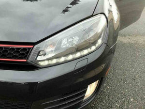 392.62 Spyder Projector Headlights VW Golf/GTI MK6 (2010-2013) LED DRL - Redline360