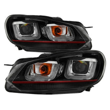 Load image into Gallery viewer, 392.62 Spyder Projector Headlights VW Golf/GTI MK6 (2010-2013) LED DRL - Redline360 Alternate Image