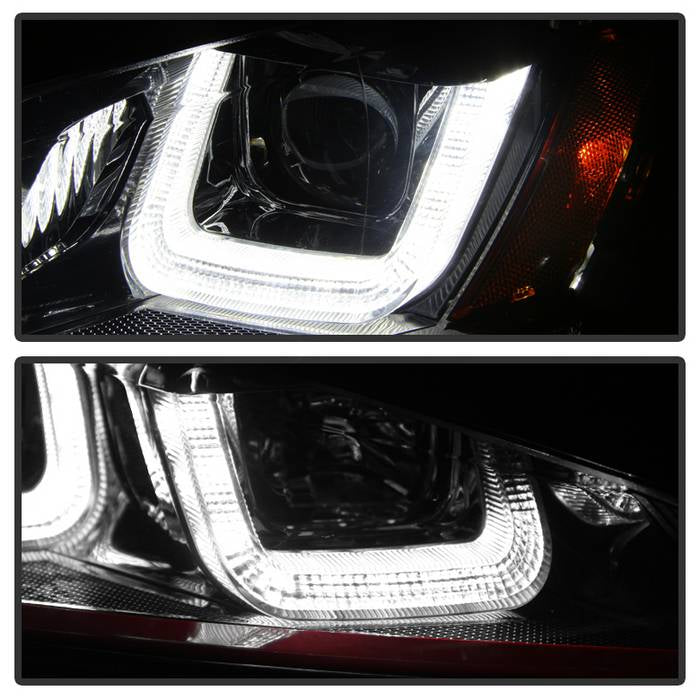 Spyder Projector Headlights VW Golf MK7 (14-19) LED DRL w/ Black or Re ...