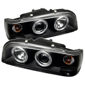 341.88 Spyder Projector Headlights Volvo 850 (1993-1997) S40 (1997-2003) with LED Halo / DRL - Redline360