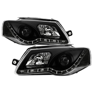 395.24 Spyder Projector Headlights with DRL for VW Passat (2001-2005) / Passat (2006-2008) / Tiguan (2009-2011) - Redline360