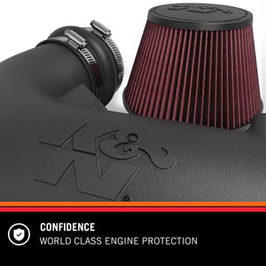 K&N Cold Air Intake BMW 330i 330ci 330xi E46 3.0 (01-05) [FIPK w/ Heat Shield] 57-1001