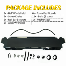Load image into Gallery viewer, Xprite Heavy Duty Half Windshield Polaris RZR (2020-2022) Clear / Smoke - Clear Alternate Image