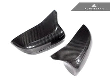Load image into Gallery viewer, Autotecknic Replacement Mirror Covers BMW M8 F91/F92/F93 (18-22) Dry Carbon Fiber - Default Title Alternate Image