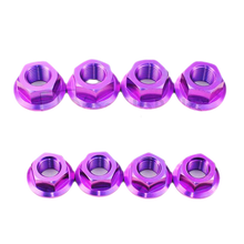 Load image into Gallery viewer, Dress Up Bolts Acura Integra (1989-2001) Titanium Strut Tower Kit - Purple Alternate Image