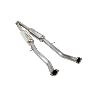 Remark Midpipe Exhaust Infiniti Q50 (2014-2022) Resonated Dual Rear Exit