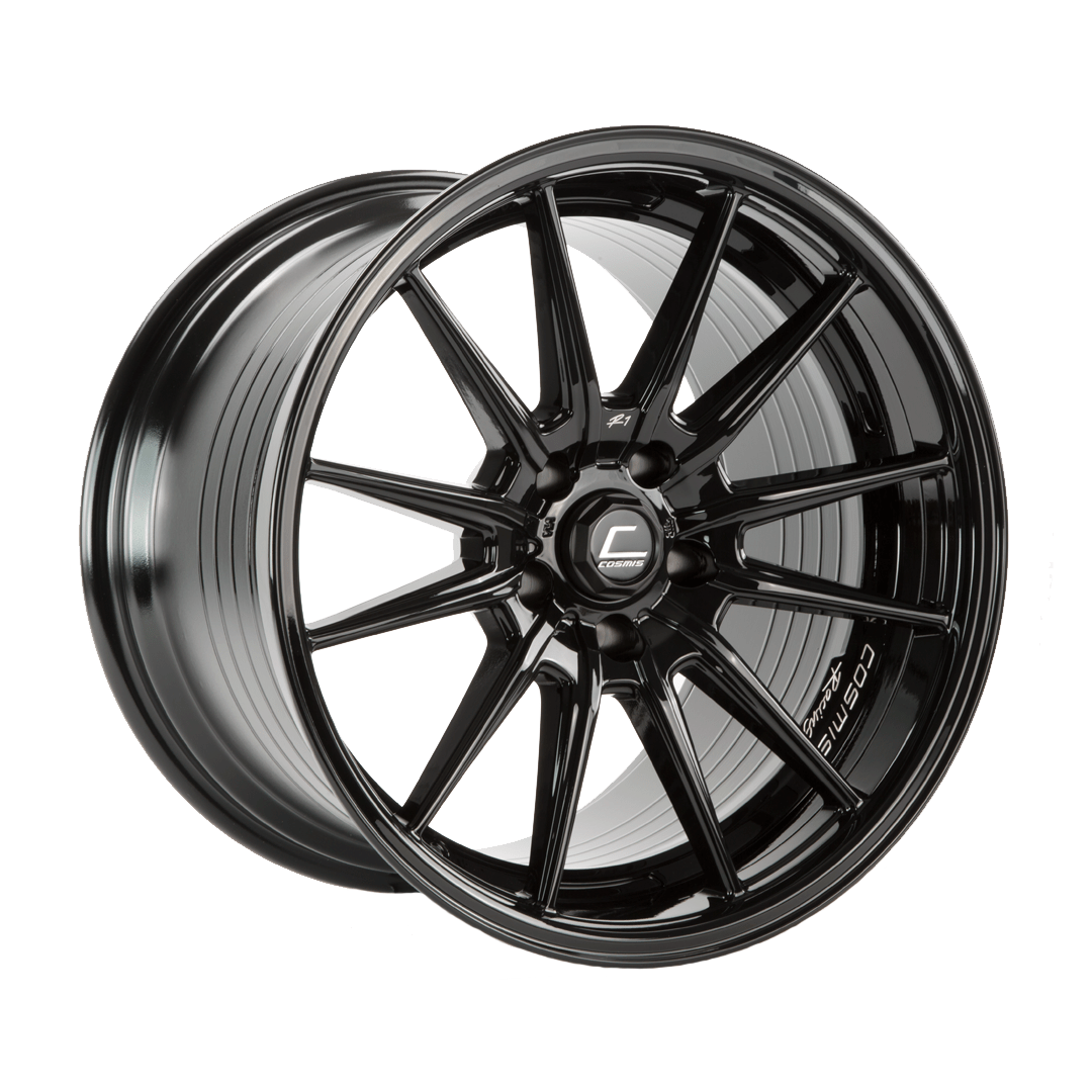 Cosmis Racing R1 Pro Wheels (18x12) [Black +24mm Offset] 5x114.3