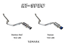 Load image into Gallery viewer, Remark Exhaust FRS BRZ 86 (2012-2021) [R1-Spec] Single Exit Muffler Catback w/ 4.5" Slant-Cut Tip Alternate Image