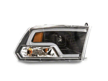 Load image into Gallery viewer, Raxiom Projector Headlights Dodge Ram 1500 Factory Halogen (09-18) Black Housing/ Clear Lens - Super White LED Halo Alternate Image
