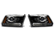 Load image into Gallery viewer, Raxiom Projector Headlights Dodge Ram 1500 Factory Halogen (09-18) [OE-Style] w/ LED Halo &amp; Switchback Turn Signals Alternate Image