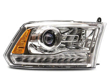 Load image into Gallery viewer, Raxiom Projector Headlights Dodge Ram 1500 Factory Halogen (09-18) [OE-Style] w/ LED Halo &amp; Switchback Turn Signals Alternate Image