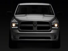 Load image into Gallery viewer, Raxiom Projector Headlights Dodge Ram 1500 Factory Halogen (09-18) Black Housing/ Clear Lens - Super White LED Halo Alternate Image