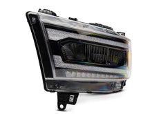 Load image into Gallery viewer, Raxiom Projector Headlights Dodge Ram 1500 w/ Factory Halogen (19-23) [LED DRL] Black Housing/ Clear Lens Alternate Image