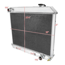 Load image into Gallery viewer, 159.95 Spec-D Aluminum Radiator Oldsmobile F85 / 88 / Dynamic / Cutlass (1961-1966) Triple 3 Row Core w/ Trans Cooler - Redline360 Alternate Image