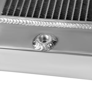 159.95 Spec-D Aluminum Radiator Chevy / GMC CK Truck (1963-1966) Triple 3 Row Core w/ Trans Cooler - Redline360