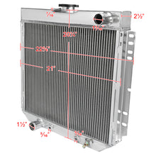 Load image into Gallery viewer, Spec-D Aluminum Radiator Mercury Comet (66-73) Cougar/XR7 (1970) 3 Row - Driver Side 20" - Default Title Alternate Image