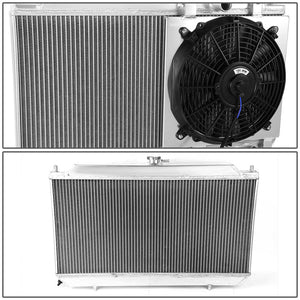 DNA Radiator Acura Integra M/T (90-93) [w/ 12V Fan Shroud] 2 Row Aluminum Performance Replacement