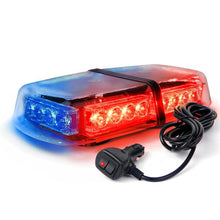 Load image into Gallery viewer, Xprite Beta Series 12W LED Rooftop Strobe Light with Magnetic Base - Blue/Red/Red-Blue/White/White-Amber/Amber - Red-Blue Alternate Image