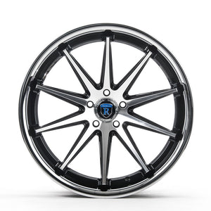 620.00 Rohana RC10 Wheels (22x10.5 5x114 42ET CB 73.1) Machine Black/Chrome Lip / Matte Black / Machine Silver/Chrome Lip - Redline360