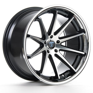 620.00 Rohana RC10 Wheels (22x10.5 5x114 42ET CB 73.1) Machine Black/Chrome Lip / Matte Black / Machine Silver/Chrome Lip - Redline360