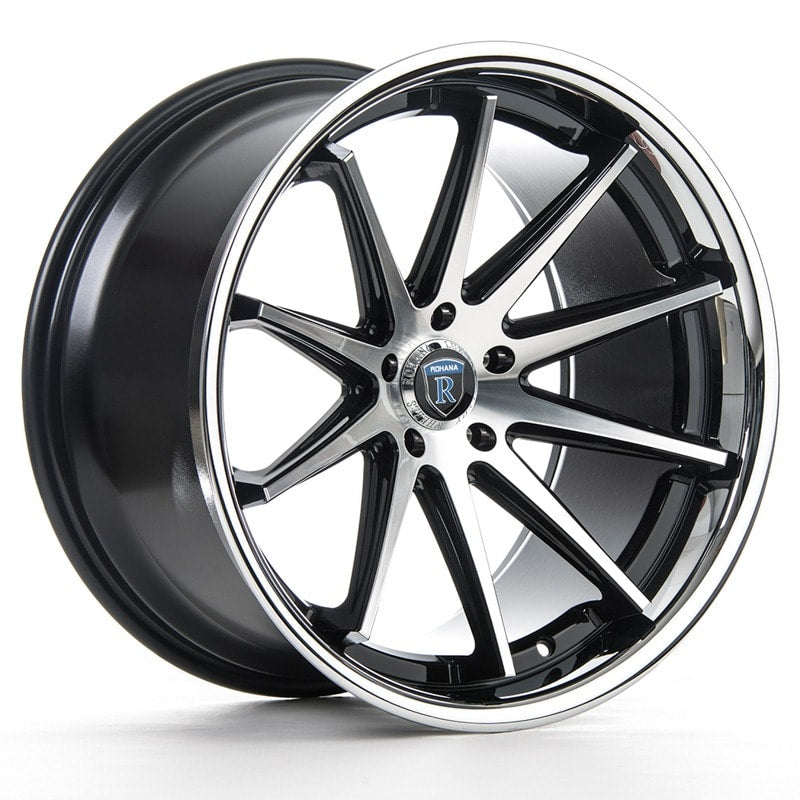 560.00 Rohana RC10 Wheels (20x10 5x120 40ET CB 74.1) Machine Black/Chrome Lip / Matte Black / Machine Silver/Chrome Lip / Matte Graphite/Gloss Black - Redline360