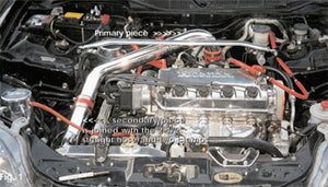 284.83 Injen Cold Air Intake Honda Civic CX/DX/LX 1.6L (96-02) Polished / Black - Redline360