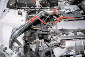 284.83 Injen Cold Air Intake Honda Civic EX/EL/HX 1.6L (96-98) Polished / Black - Redline360