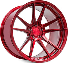 Load image into Gallery viewer, 600.00 Rohana RFX2 Cross Forged Wheels (20x10 5x114 45ET CB 73.1) Brushed Titanium / Matte Black / Gloss Red - Redline360 Alternate Image