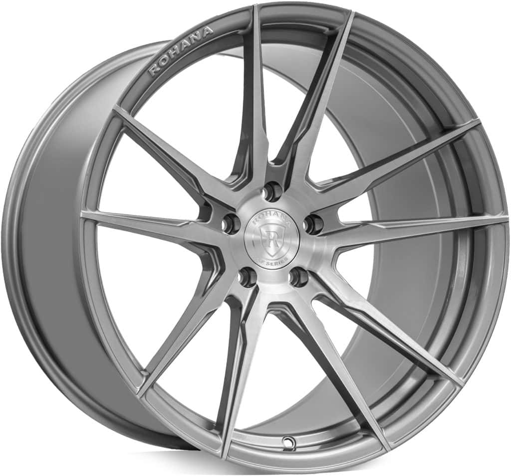 560.00 Rohana RFX2 Cross Forged Wheels (20x9 5x120 45ET CB 70.3) Brushed Titanium or Matte Black - Redline360