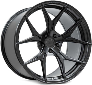 600.00 Rohana RFX5 Cross Forged Wheels (20x10 5x114 22ET CB 73.1) Brushed Titanium / Matte Black / Gloss Gold - Redline360