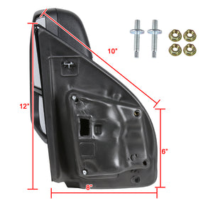 199.95 Spec-D Towing Mirrors Ford F150 (2015-2019) Manual Extendable - Black - Redline360